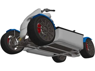 Quad Concept 3D Model preview
