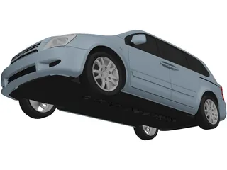 Kia Carnival Sedona 3D Model preview