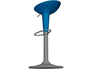 Bar Stool Bombo 3D Model preview