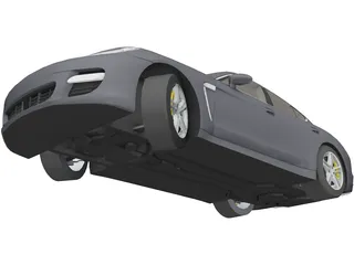 Porsche Panamera Turbo S (2012) 3D Model preview