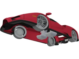 Ferrari Enzo 3D Model preview