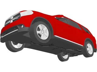 Dodge Durango (2012) 3D Model preview