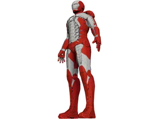 Iron Man Mark 5 3D Model preview