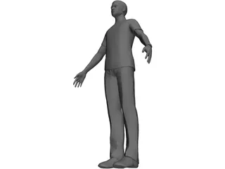 Generic Male 3D Model preview
