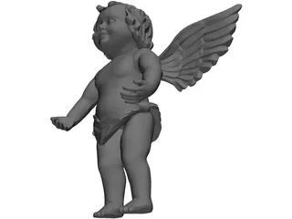 Figurine Angel 3D Model preview