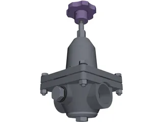 Pressure Reducing Valve 3D Model preview