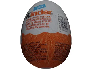 Kinder Surprise 3D Model preview