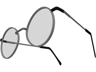Glasses 3D Model preview