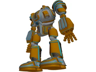 Robot Concept 3D Model preview