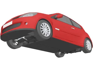 Renault Clio Sport 3D Model preview