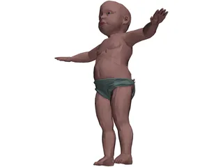 Baby 3D Model preview