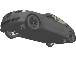 BMW 5-Series Gran Turismo (2010) 3D Model preview