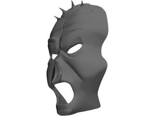 Alien Mask 3D Model preview