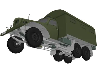 ZIL 157 3D Model preview
