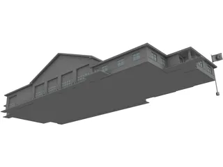 Fire Station 3D Model preview