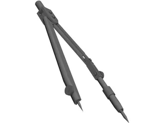 Drafting Compass 3D Model preview