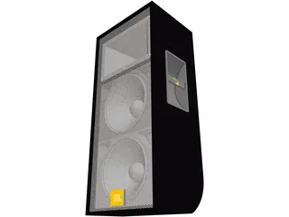 JBL Twin Speaker 3D Model preview