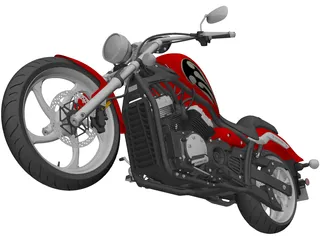 Yamaha Stryker (2012) 3D Model preview