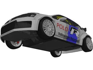 Volkswagen Polo WRC 3D Model preview