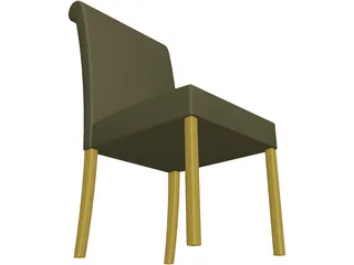 Dining Chair 3D Model preview