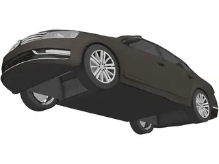 Volkswagen Passat (2011) 3D Model preview
