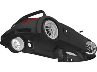 Peugeot Spectral Concept 3D Model preview