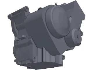 Honda CBR600RR Engine (2007) 3D Model preview