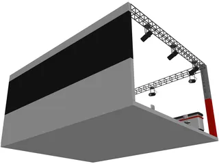 Exhibition Stand Ersel 3D Model preview