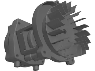 Zenoah G2D Engine 3D Model preview