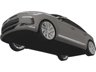 Citroen DS5 (2012) 3D Model preview