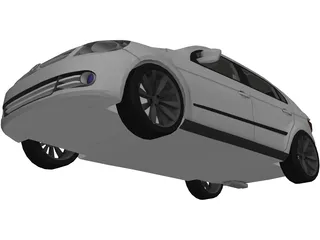 Volkswagen Gol G5 (2009) 3D Model preview