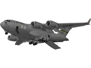 Boeing C-17 Globemaster III 3D Model preview