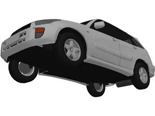 Toyota RAV4 5-door (2001) 3D Model preview