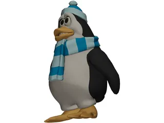 Penguin 3D Model preview