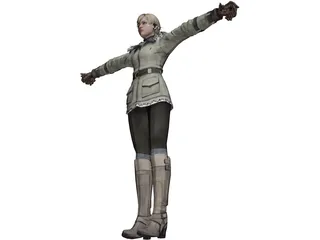 Sherry Birkin 3D Model preview