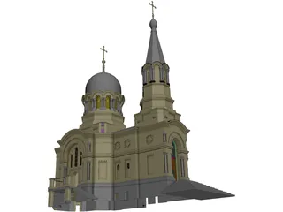 Church 3D Model preview
