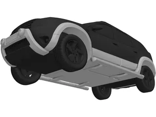 Renault (Dacia) Duster D-Cross 3D Model preview