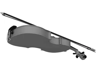 Violin 3D Model preview