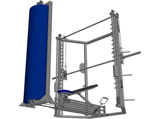 Smith Machine 3D Model preview