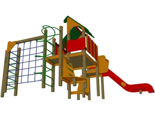 Playground Equipment 3D Model preview