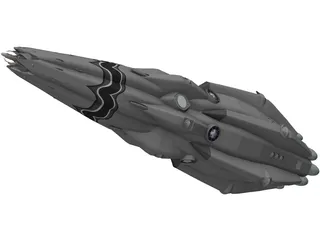 Striking Arm Heavy Cruiser 3D Model preview