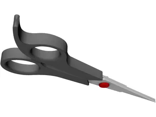 Mondial Scissors 3D Model preview