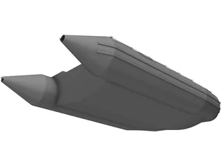 Small Inflatable Boat 3D Model preview