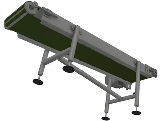 Conveyor Belt 3D Model preview