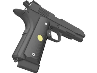 Colt M1911A1 3D Model preview
