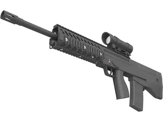 Remington Carabine 3D Model preview