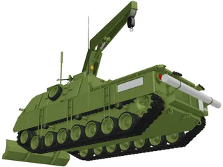 Engineer Tank 3D Model preview