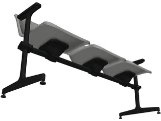 Bench 3D Model preview