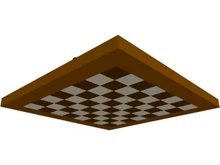 Chess Game 3D Model preview