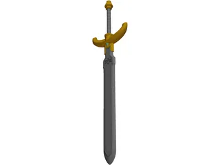 Zelda Sword Excalibur 3D Model preview